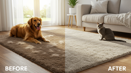7 Ways to Remove Pet Hair from Rugs Fast (Proven Methods)