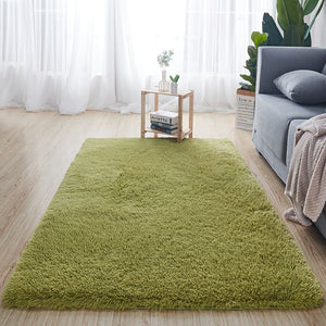 Open image in slideshow, Fluffy &amp; Shaggy Rectangular Homely Shaggy Fur Area Rug
