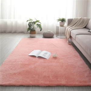 Extra Thick Rabbit Fur Area Rug - Super Soft