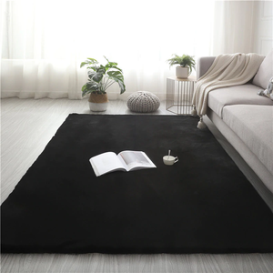 Open image in slideshow, Extra Thick Rabbit Fur Area Rug - Super Soft
